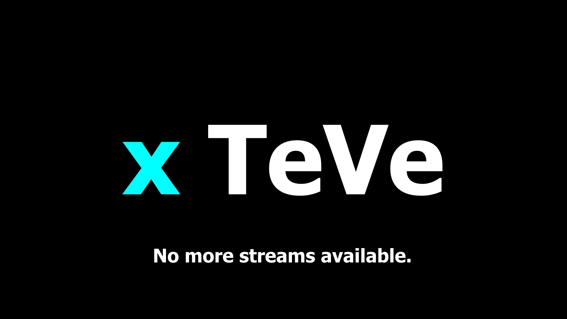 xTeVe - Playlist limit Playlist